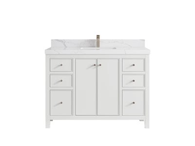 Chicago 48 in. W x 22 in. D Single Sink Bathroom Vanity - Willow Bath and Vanity