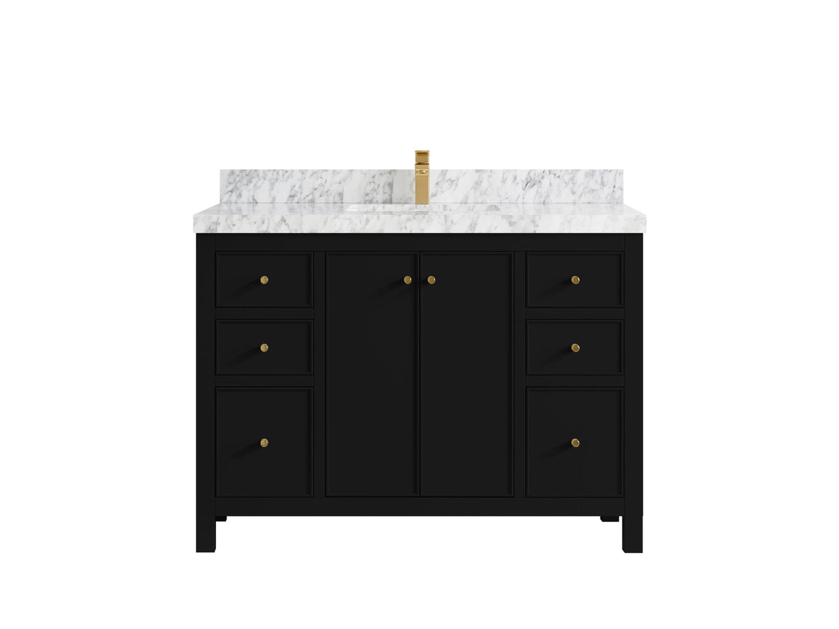 Chicago 48 in. W x 22 in. D Single Sink Bathroom Vanity - Willow Bath and Vanity