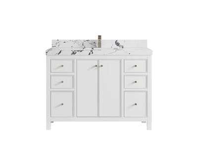 Chicago 48 in. W x 22 in. D Single Sink Bathroom Vanity - Willow Bath and Vanity