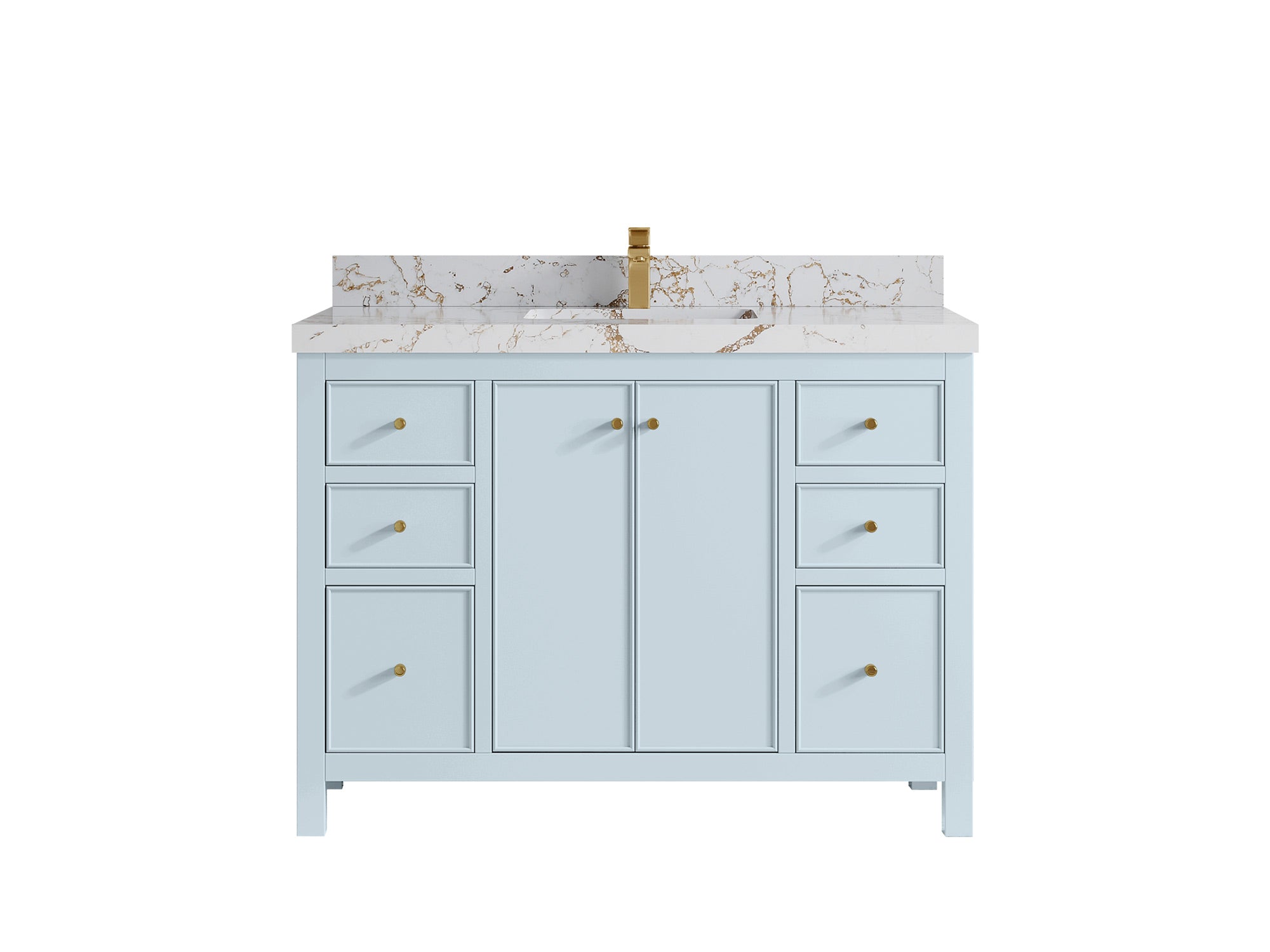 Chicago 48 in. W x 22 in. D Single Sink Bathroom Vanity - Willow Bath and Vanity
