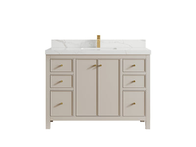Chicago 48 in. W x 22 in. D Single Sink Bathroom Vanity - Willow Bath and Vanity