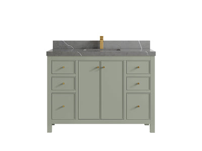 Chicago 48 in. W x 22 in. D Single Sink Bathroom Vanity - Willow Bath and Vanity
