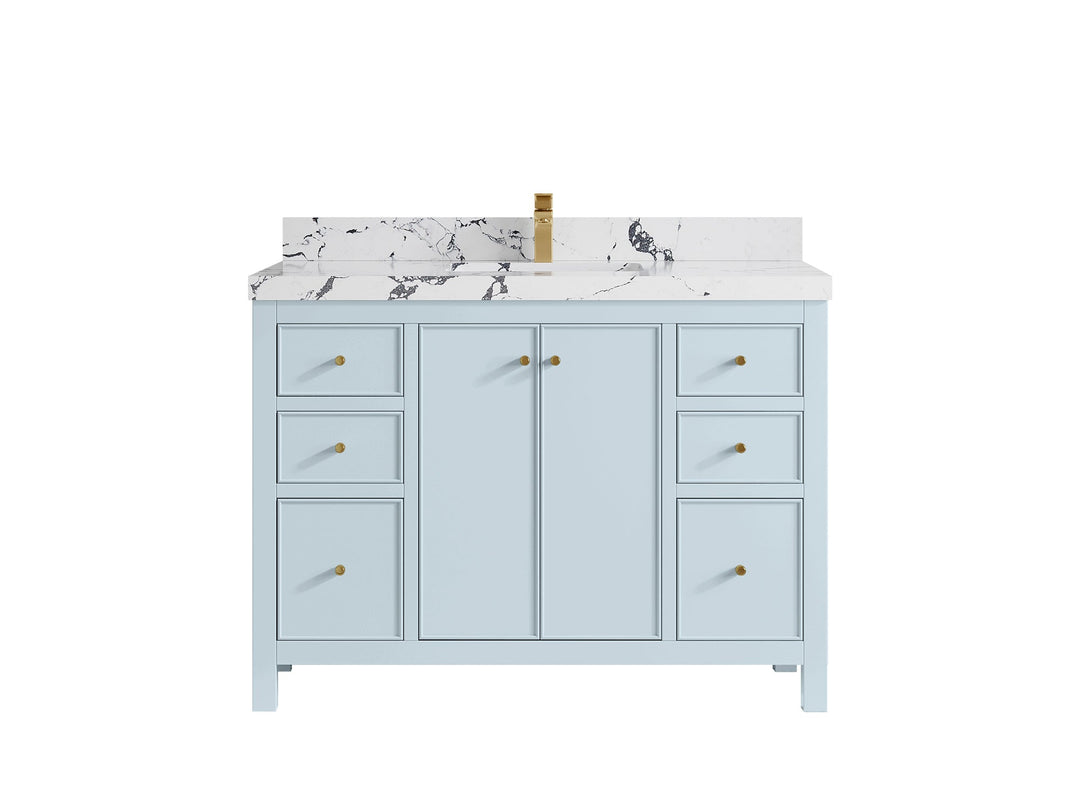 Chicago 48 in. W x 22 in. D Single Sink Bathroom Vanity - Willow Bath and Vanity