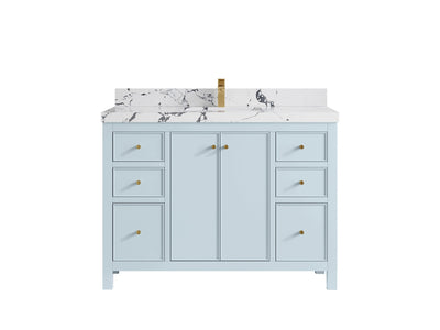 Chicago 48 in. W x 22 in. D Single Sink Bathroom Vanity - Willow Bath and Vanity