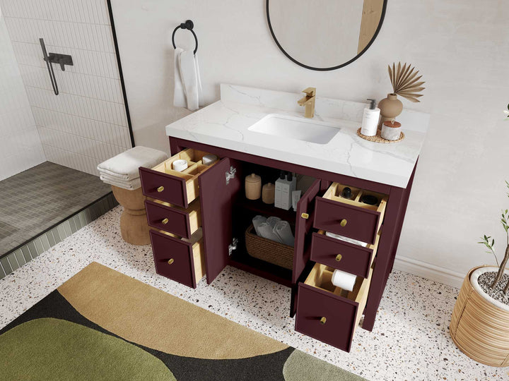 Chicago 48 in. W x 22 in. D Single Sink Bathroom Vanity - photo 3