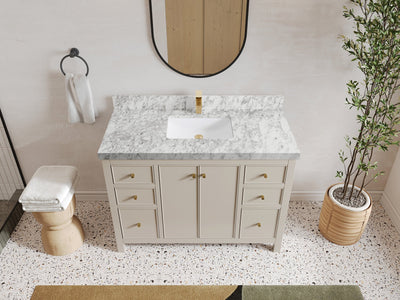 Chicago 48 in. W x 22 in. D Single Sink Bathroom Vanity - Willow Bath and Vanity