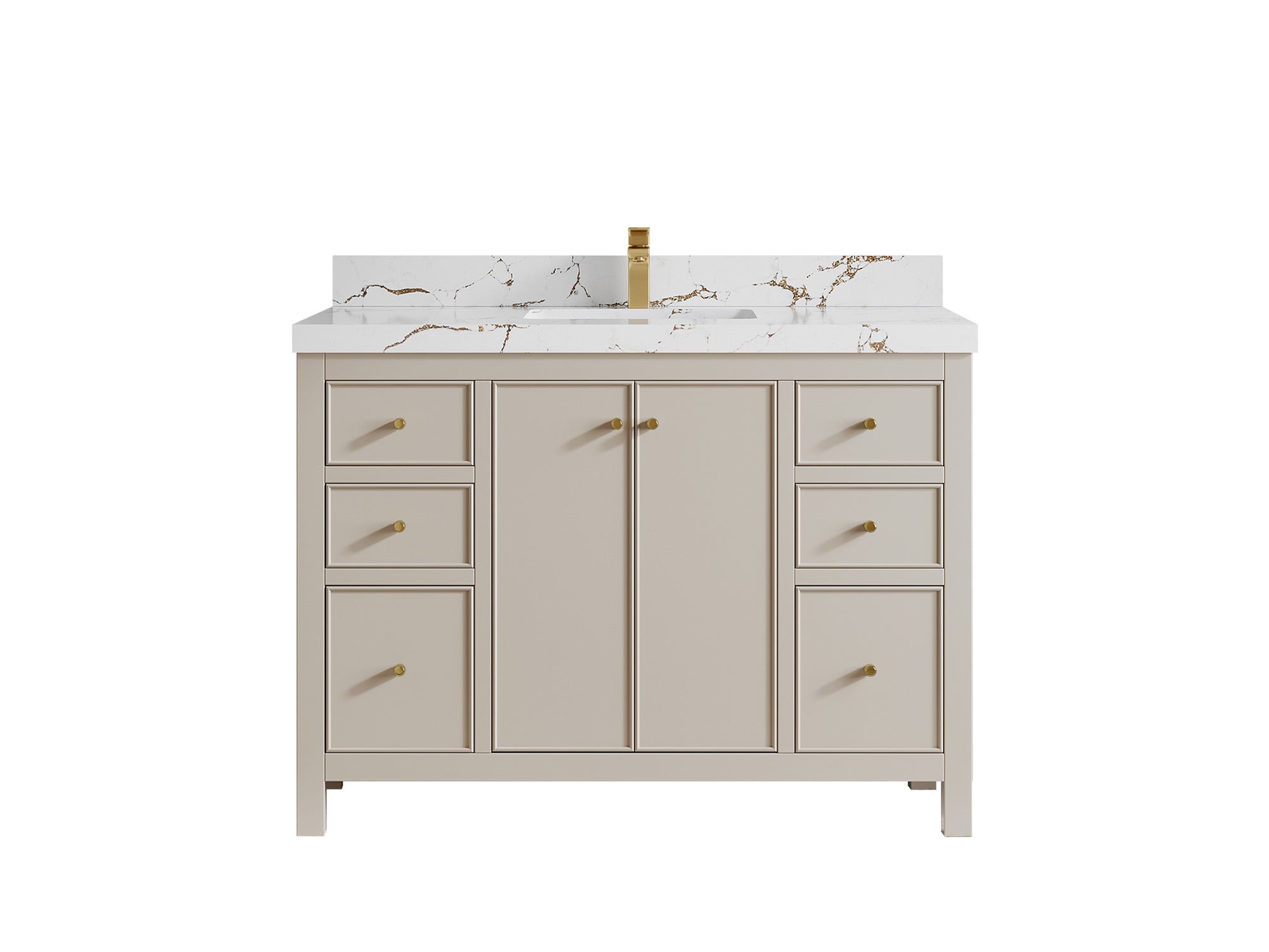 Chicago 48 in. W x 22 in. D Single Sink Bathroom Vanity - Willow Bath and Vanity