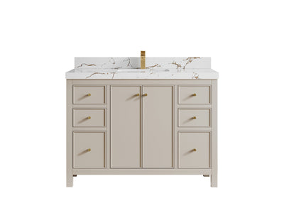 Chicago 48 in. W x 22 in. D Single Sink Bathroom Vanity - Willow Bath and Vanity