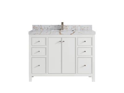 Chicago 48 in. W x 22 in. D Single Sink Bathroom Vanity - Willow Bath and Vanity