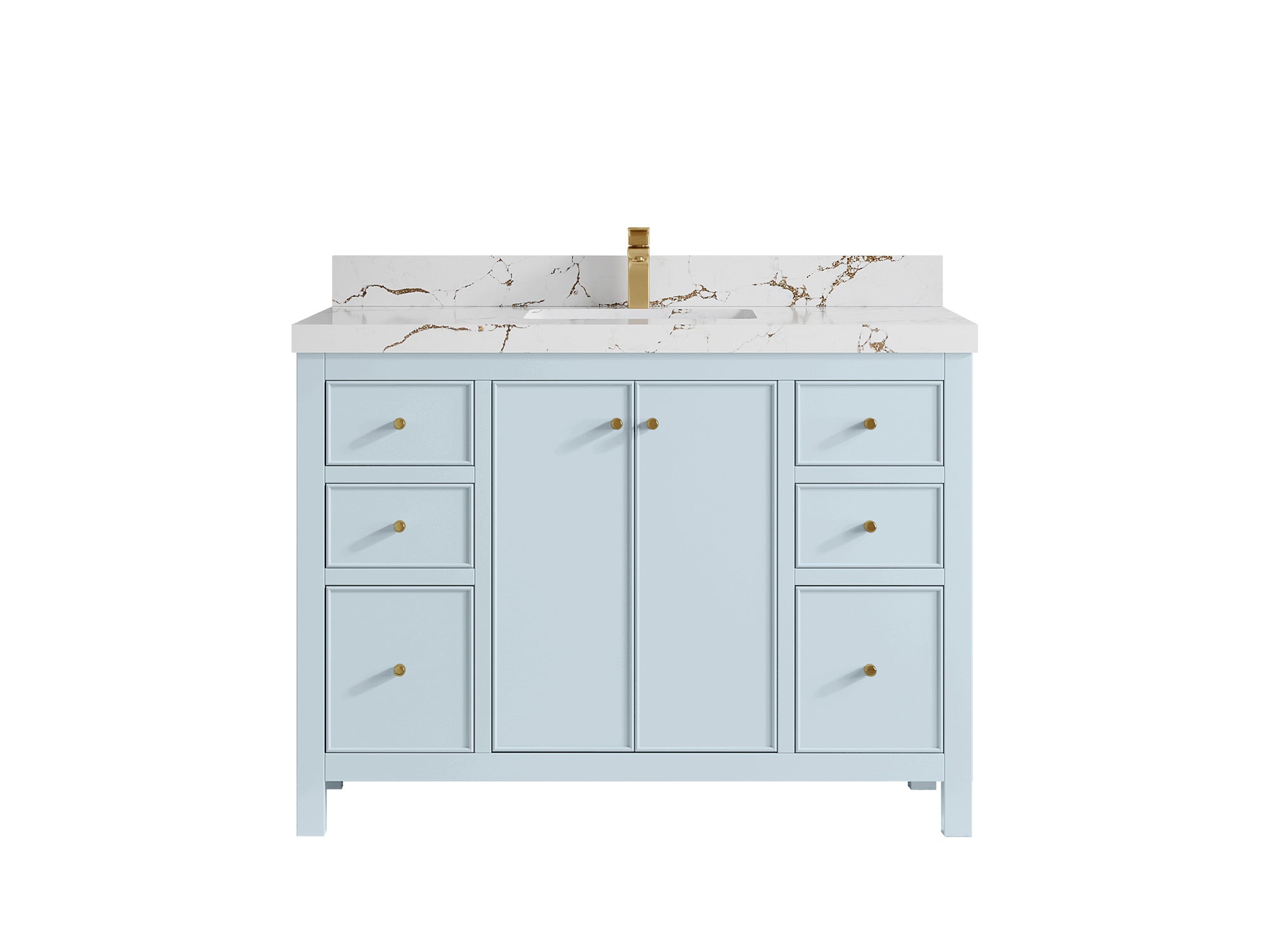 Chicago 48 in. W x 22 in. D Single Sink Bathroom Vanity - Willow Bath and Vanity