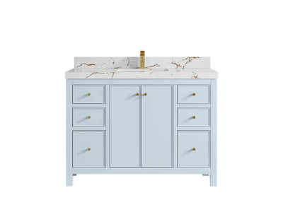 Chicago 48 in. W x 22 in. D Single Sink Bathroom Vanity - Willow Bath and Vanity