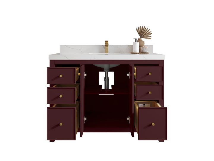 Chicago 48 in. W x 22 in. D Single Sink Bathroom Vanity - photo 5