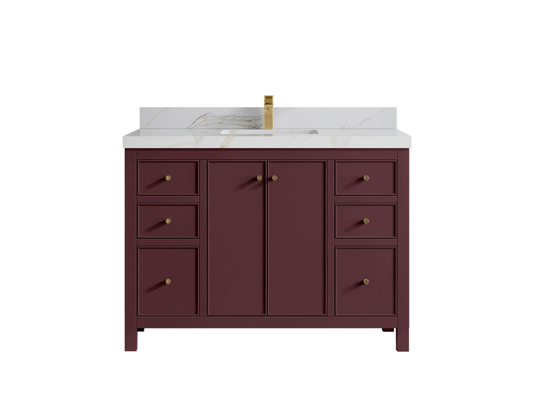 Chicago 48 in. W x 22 in. D Single Sink Bathroom Vanity - Willow Bath and Vanity