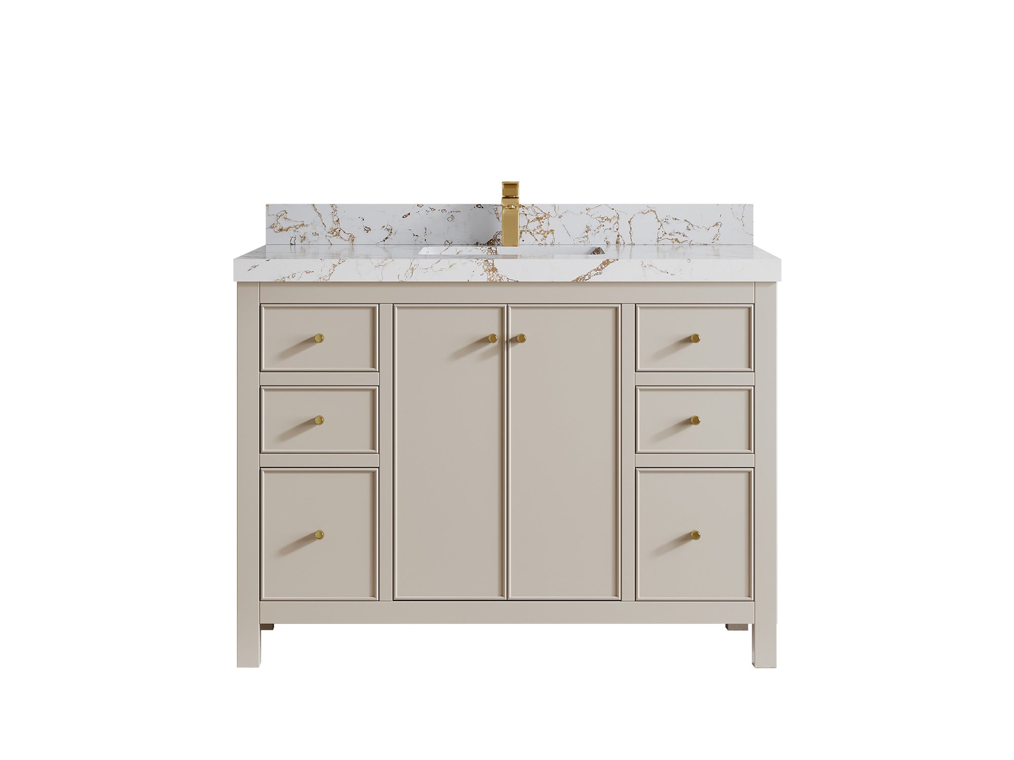 Chicago 48 in. W x 22 in. D Single Sink Bathroom Vanity - Willow Bath and Vanity