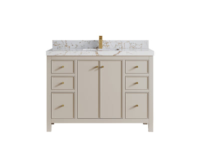 Chicago 48 in. W x 22 in. D Single Sink Bathroom Vanity - Willow Bath and Vanity