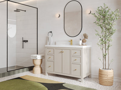 Chicago 48 in. W x 22 in. D Single Sink Bathroom Vanity - Willow Bath and Vanity