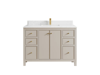 Chicago 48 in. W x 22 in. D Single Sink Bathroom Vanity - Willow Bath and Vanity
