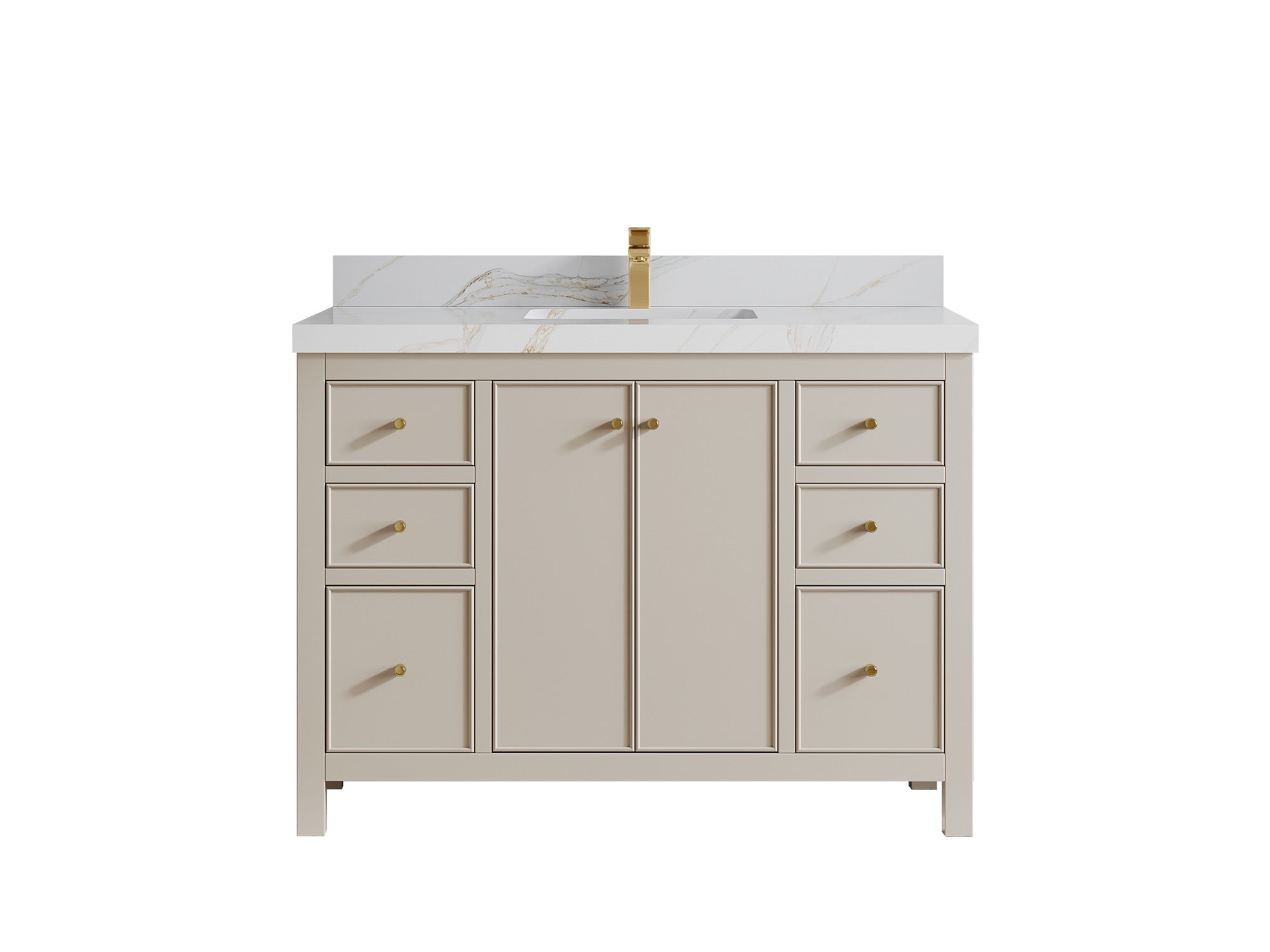 Chicago 48 in. W x 22 in. D Single Sink Bathroom Vanity - Willow Bath and Vanity