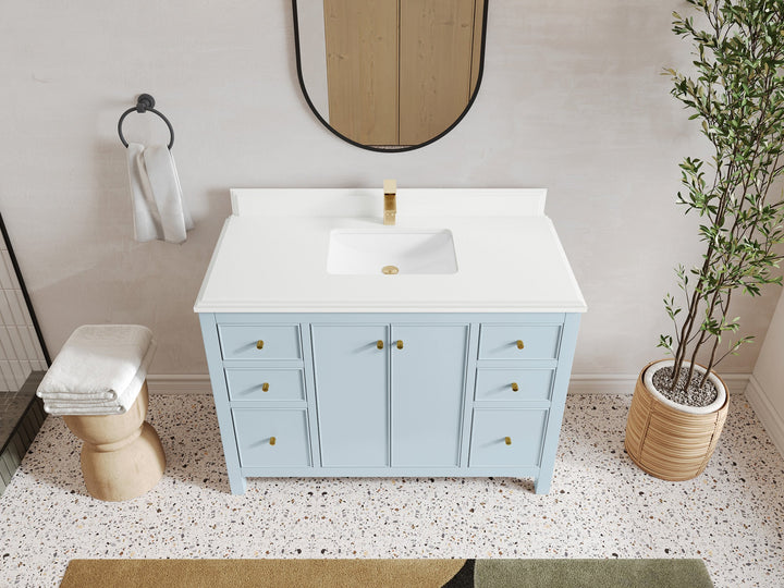 Chicago 48 in. W x 22 in. D Single Sink Bathroom Vanity - photo 28