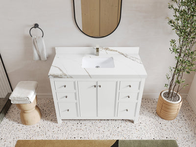Chicago 48 in. W x 22 in. D Single Sink Bathroom Vanity - Willow Bath and Vanity