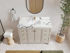 Chicago 48 in. W x 22 in. D Single Sink Bathroom Vanity - photo 38