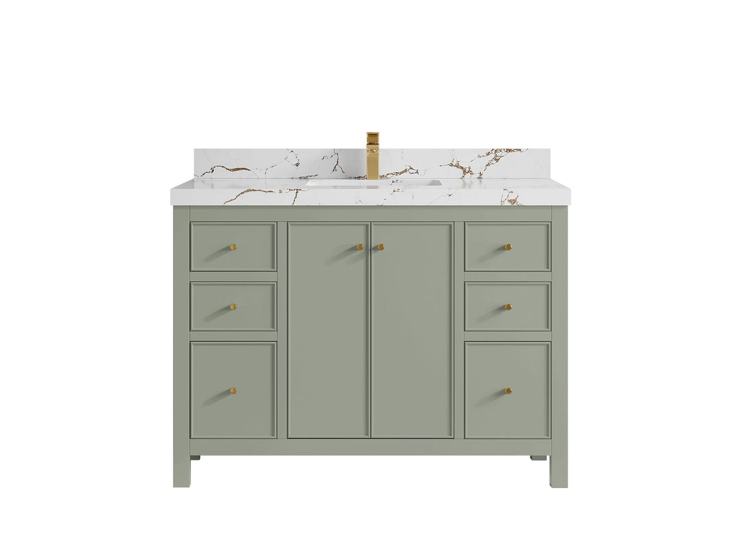 Chicago 48 in. W x 22 in. D Single Sink Bathroom Vanity - Willow Bath and Vanity