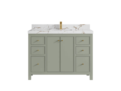 Chicago 48 in. W x 22 in. D Single Sink Bathroom Vanity - Willow Bath and Vanity
