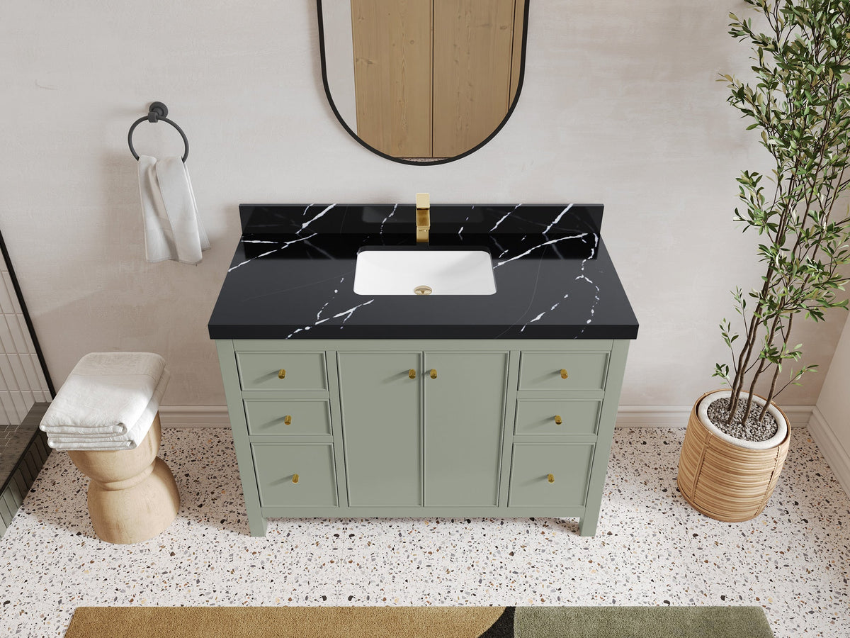 Chicago 48 in. W x 22 in. D Single Sink Bathroom Vanity - Willow Bath and Vanity