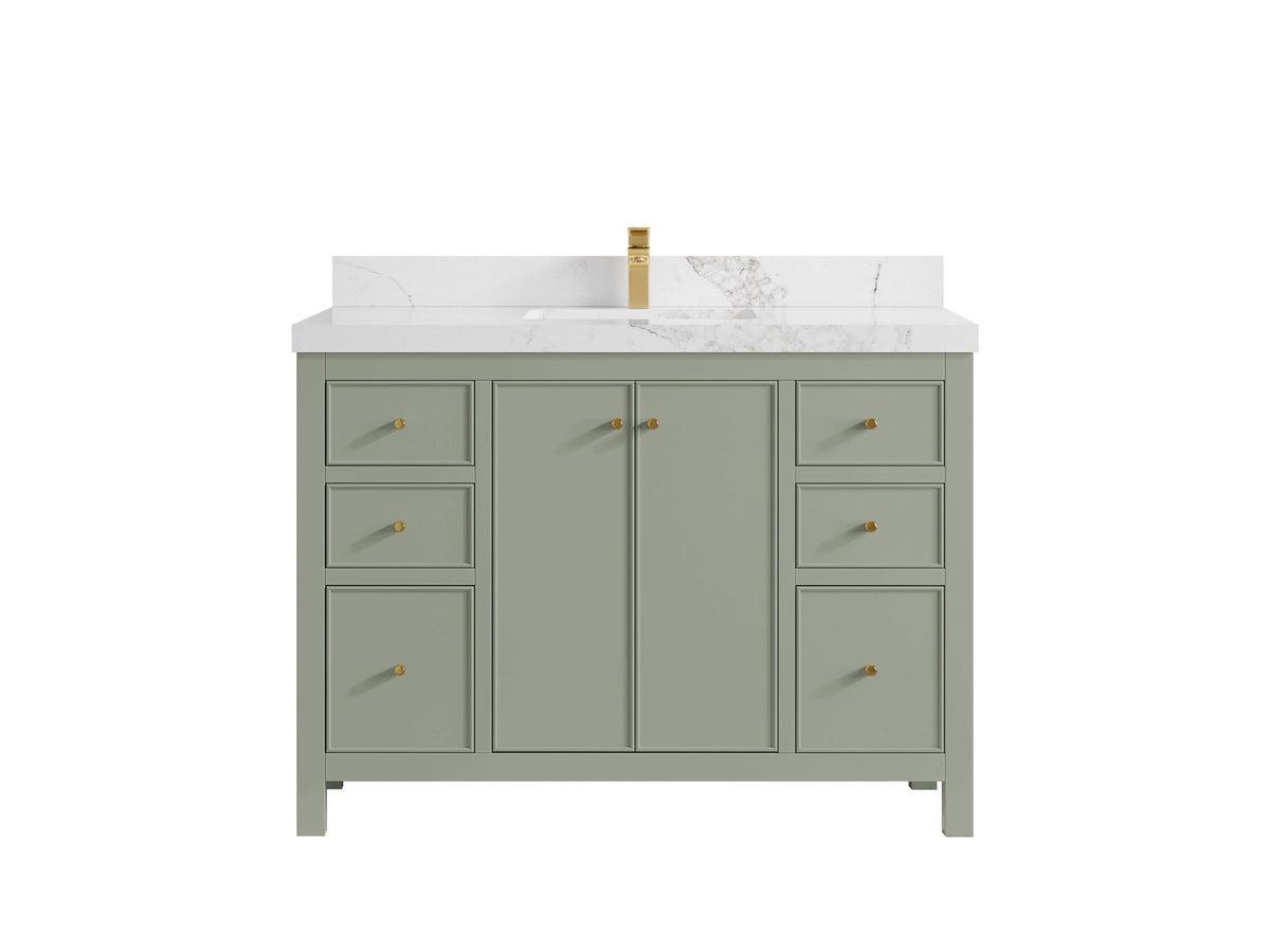 Chicago 48 in. W x 22 in. D Single Sink Bathroom Vanity - Willow Bath and Vanity