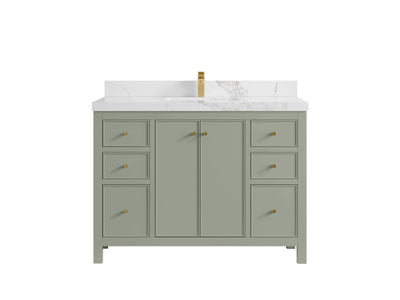 Chicago 48 in. W x 22 in. D Single Sink Bathroom Vanity - Willow Bath and Vanity