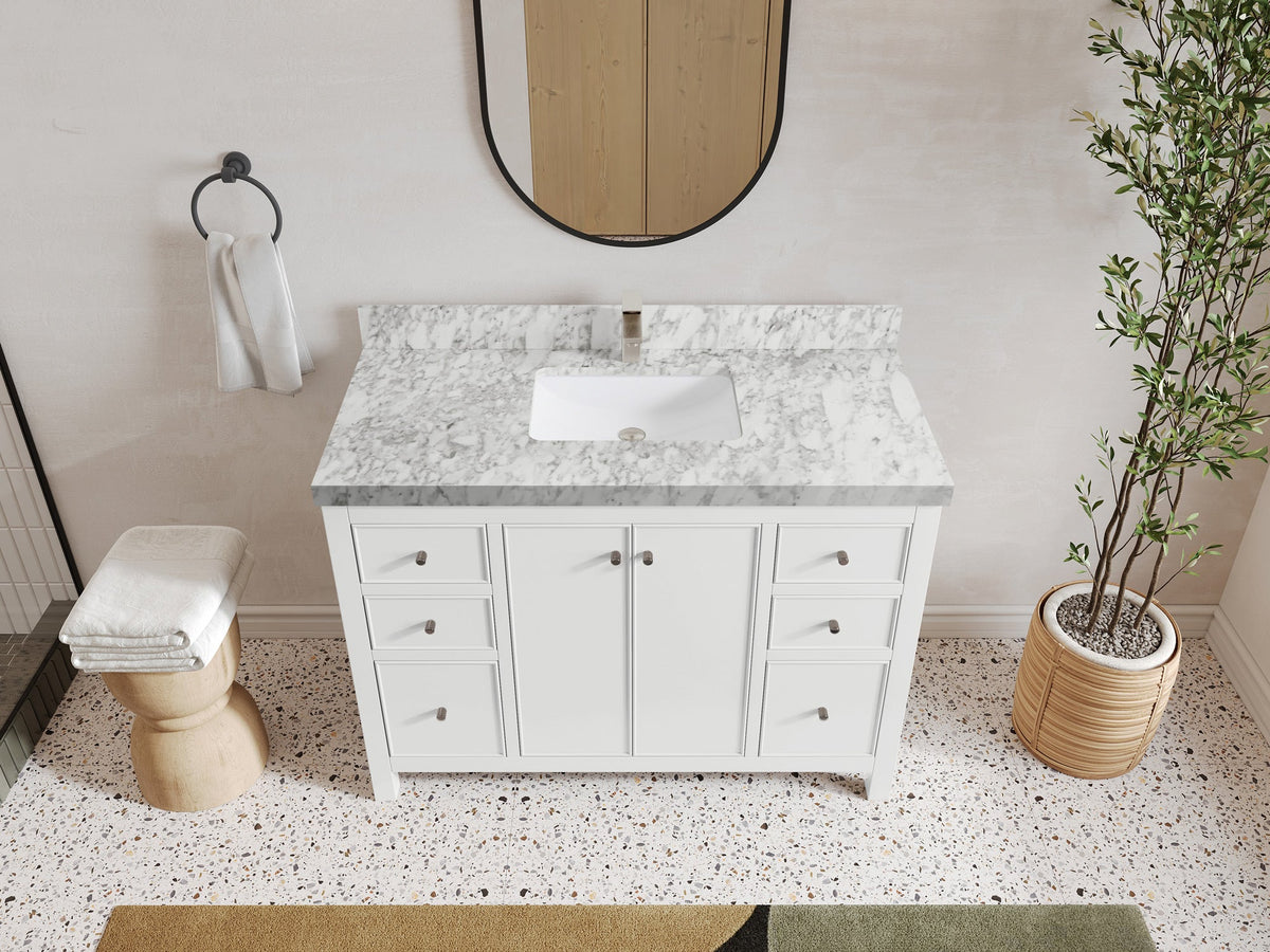 Chicago 48 in. W x 22 in. D Single Sink Bathroom Vanity - Willow Bath and Vanity