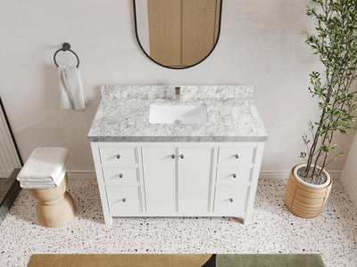 Chicago 48 in. W x 22 in. D Single Sink Bathroom Vanity - Willow Bath and Vanity