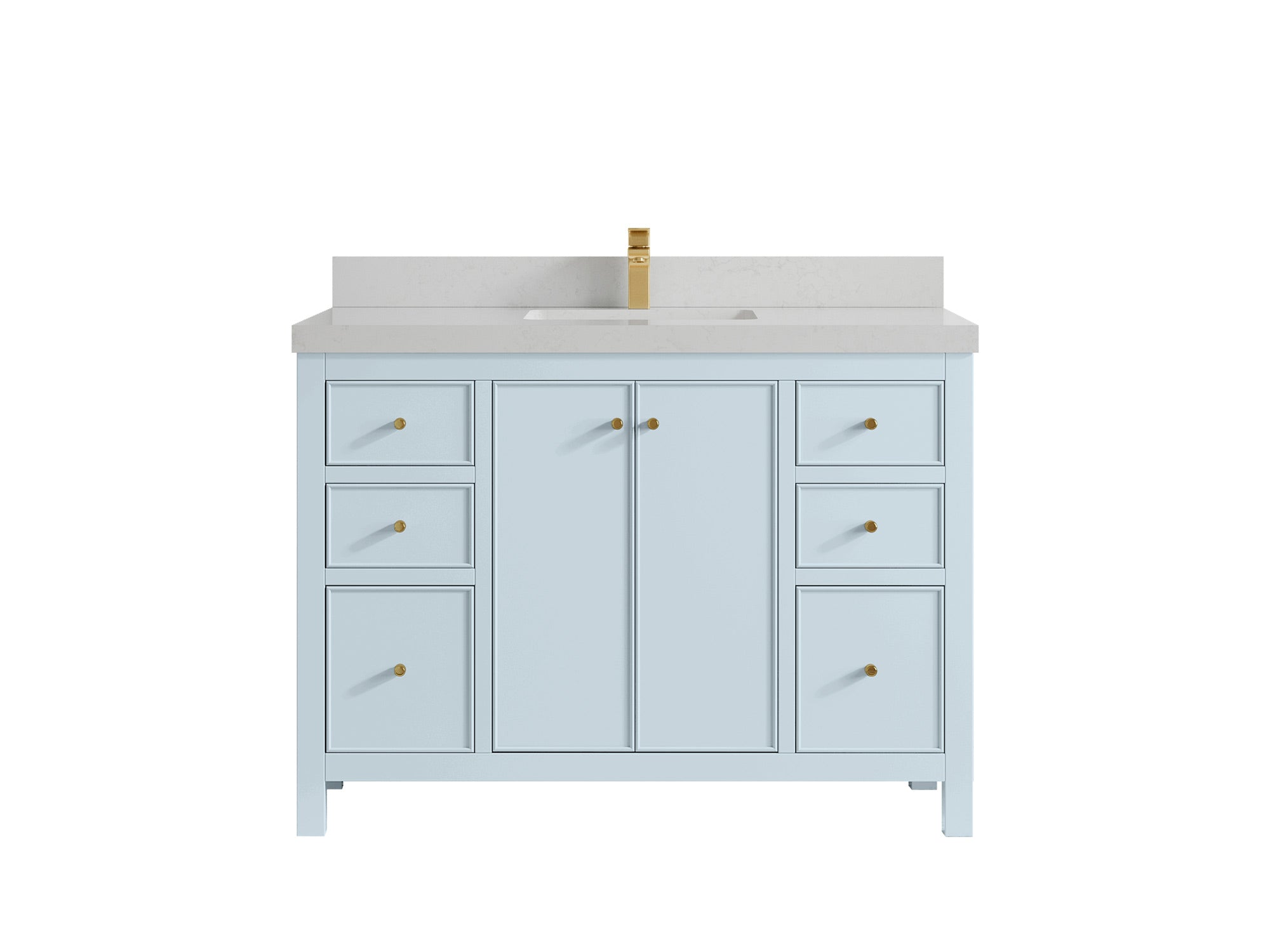 Chicago 48 in. W x 22 in. D Single Sink Bathroom Vanity - Willow Bath and Vanity