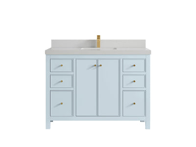 Chicago 48 in. W x 22 in. D Single Sink Bathroom Vanity - Willow Bath and Vanity