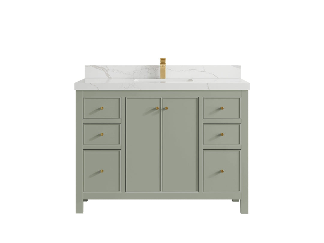 Chicago 48 in. W x 22 in. D Single Sink Bathroom Vanity - Willow Bath and Vanity