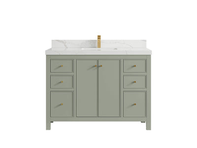 Chicago 48 in. W x 22 in. D Single Sink Bathroom Vanity - Willow Bath and Vanity