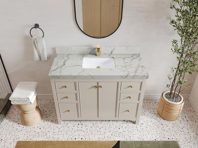 Chicago 48 in. W x 22 in. D Single Sink Bathroom Vanity - Willow Bath and Vanity