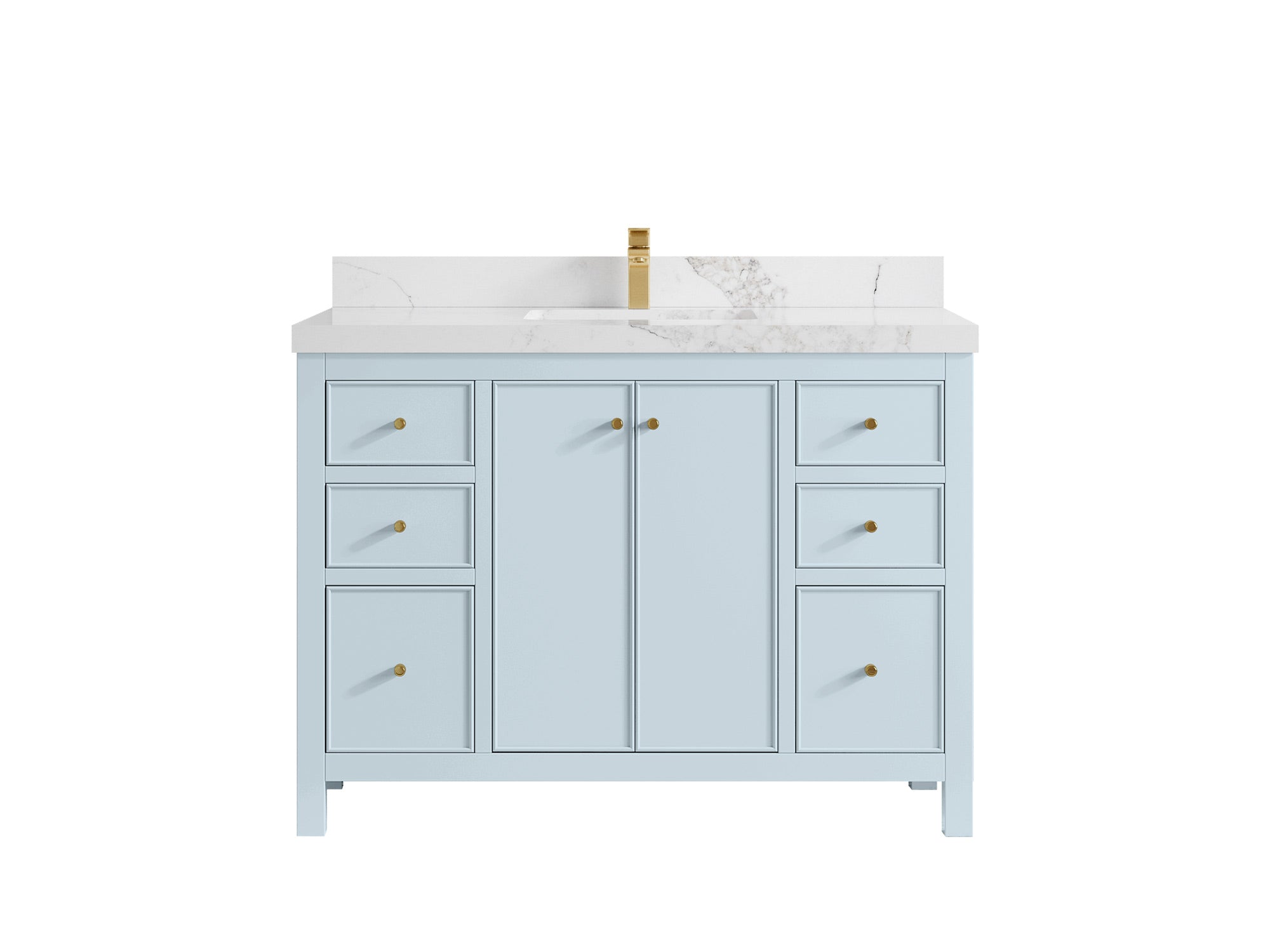 Chicago 48 in. W x 22 in. D Single Sink Bathroom Vanity - Willow Bath and Vanity