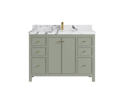 Chicago 48 in. W x 22 in. D Single Sink Bathroom Vanity - Willow Bath and Vanity