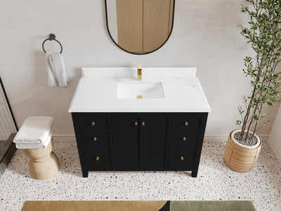 Chicago 48 in. W x 22 in. D Single Sink Bathroom Vanity - Willow Bath and Vanity