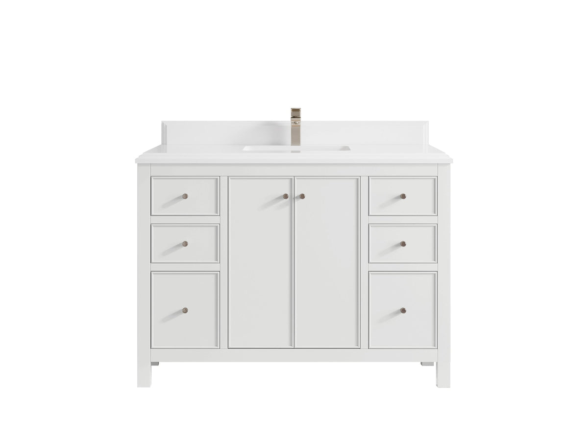 Chicago 48 in. W x 22 in. D Single Sink Bathroom Vanity - Willow Bath and Vanity