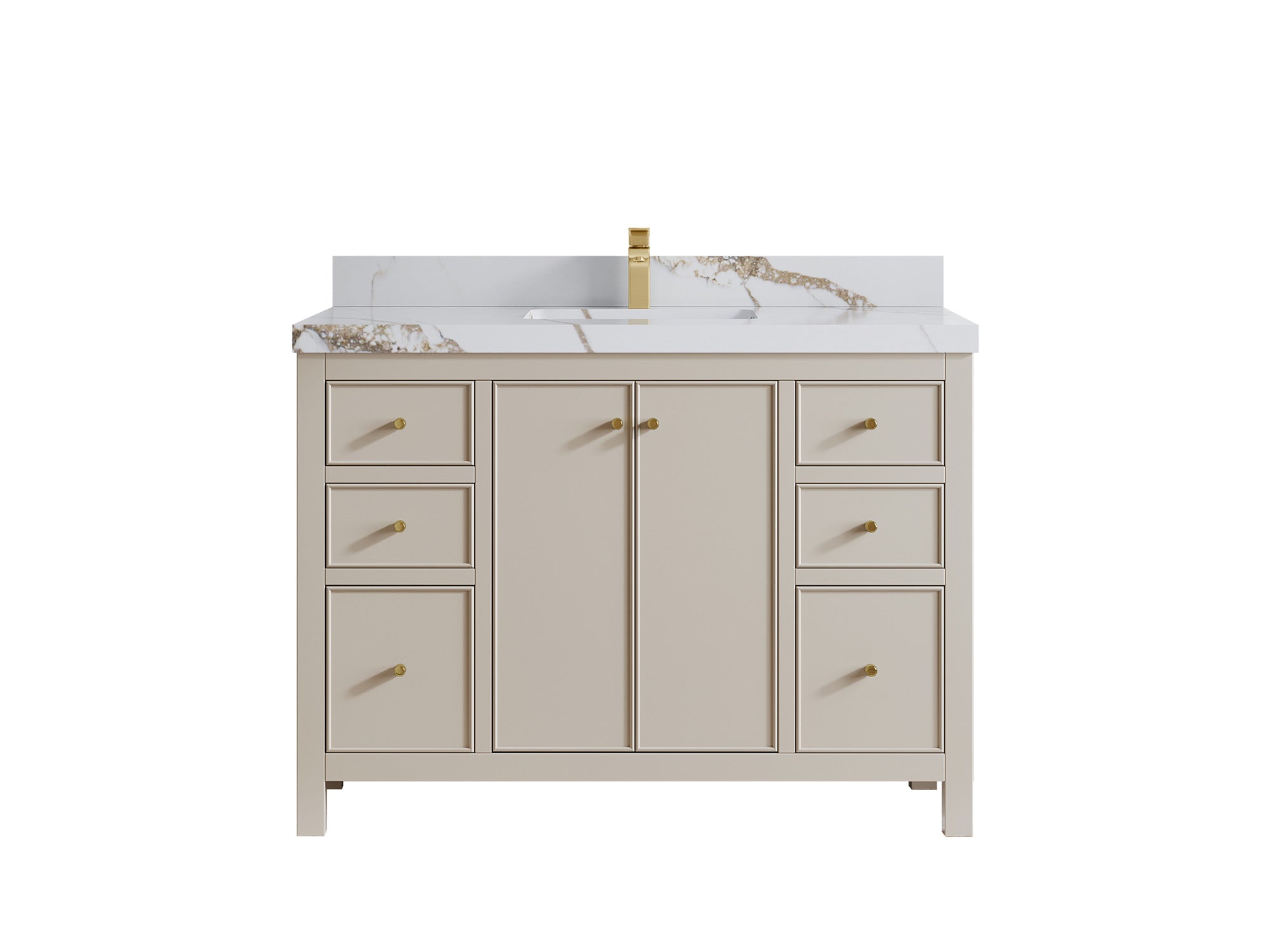 Chicago 48 in. W x 22 in. D Single Sink Bathroom Vanity - Willow Bath and Vanity