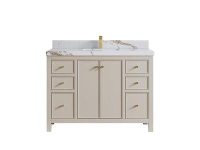 Chicago 48 in. W x 22 in. D Single Sink Bathroom Vanity - Willow Bath and Vanity