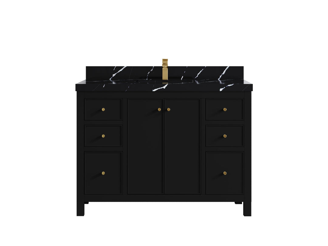 Chicago 48 in. W x 22 in. D Single Sink Bathroom Vanity - Willow Bath and Vanity