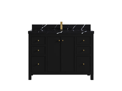 Chicago 48 in. W x 22 in. D Single Sink Bathroom Vanity - Willow Bath and Vanity