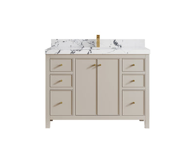 Chicago 48 in. W x 22 in. D Single Sink Bathroom Vanity - Willow Bath and Vanity