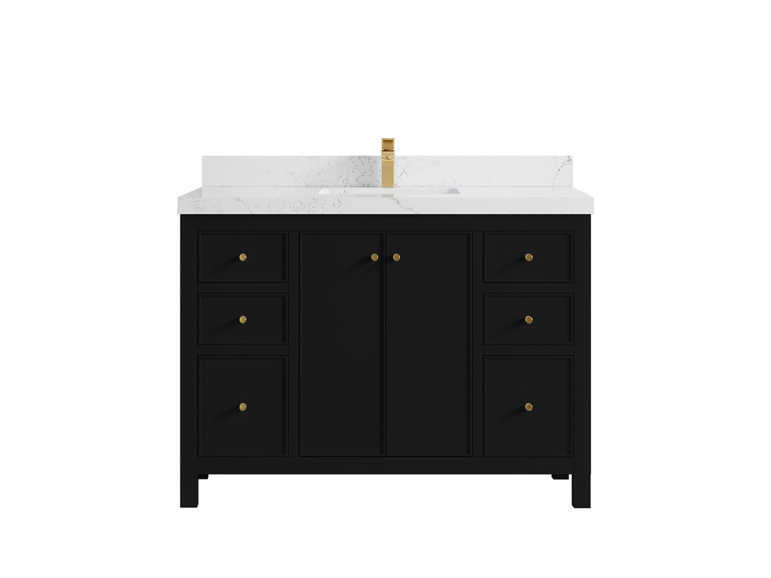 Chicago 48 in. W x 22 in. D Single Sink Bathroom Vanity - Willow Bath and Vanity