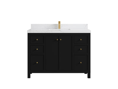 Chicago 48 in. W x 22 in. D Single Sink Bathroom Vanity - Willow Bath and Vanity