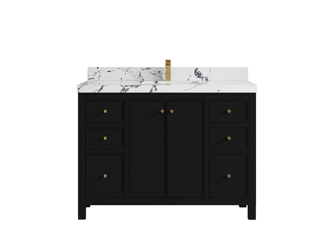 Chicago 48 in. W x 22 in. D Single Sink Bathroom Vanity - Willow Bath and Vanity