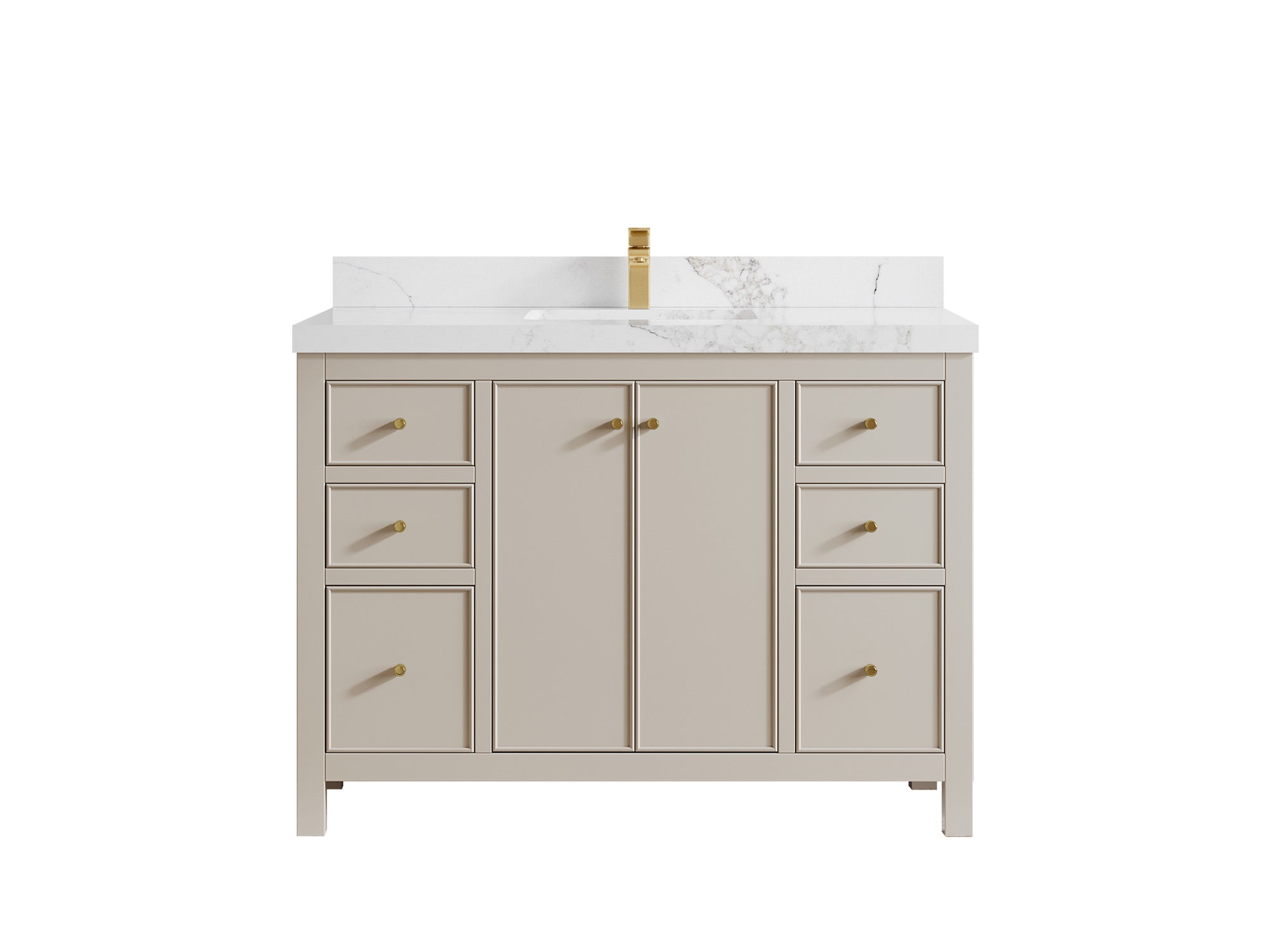 Chicago 48 in. W x 22 in. D Single Sink Bathroom Vanity - Willow Bath and Vanity